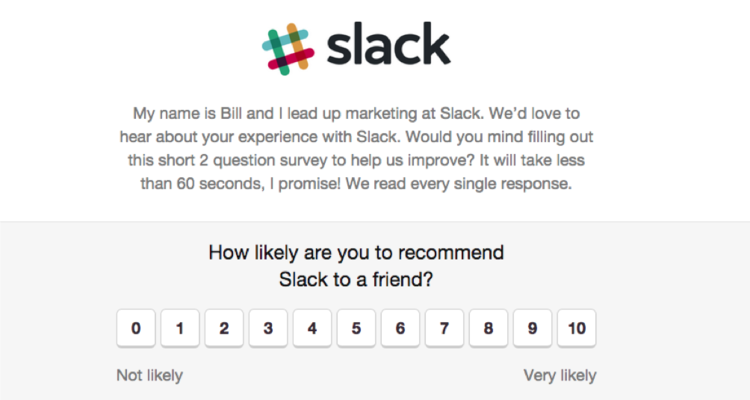 Slack customer feedback(increase customer lifetime value (CLV))