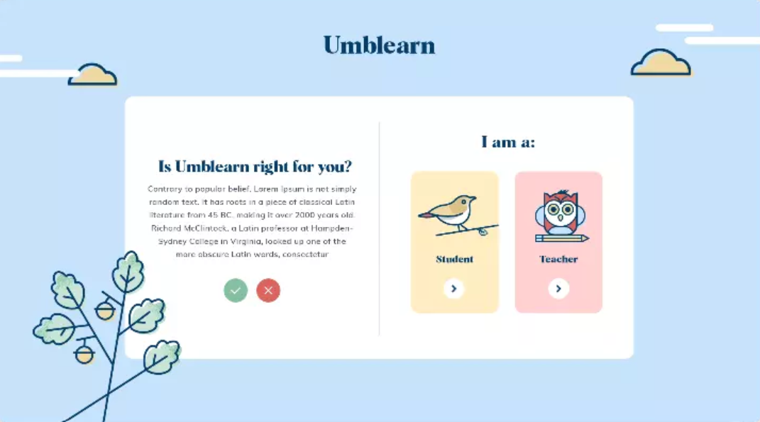 E-learning App Umblearn