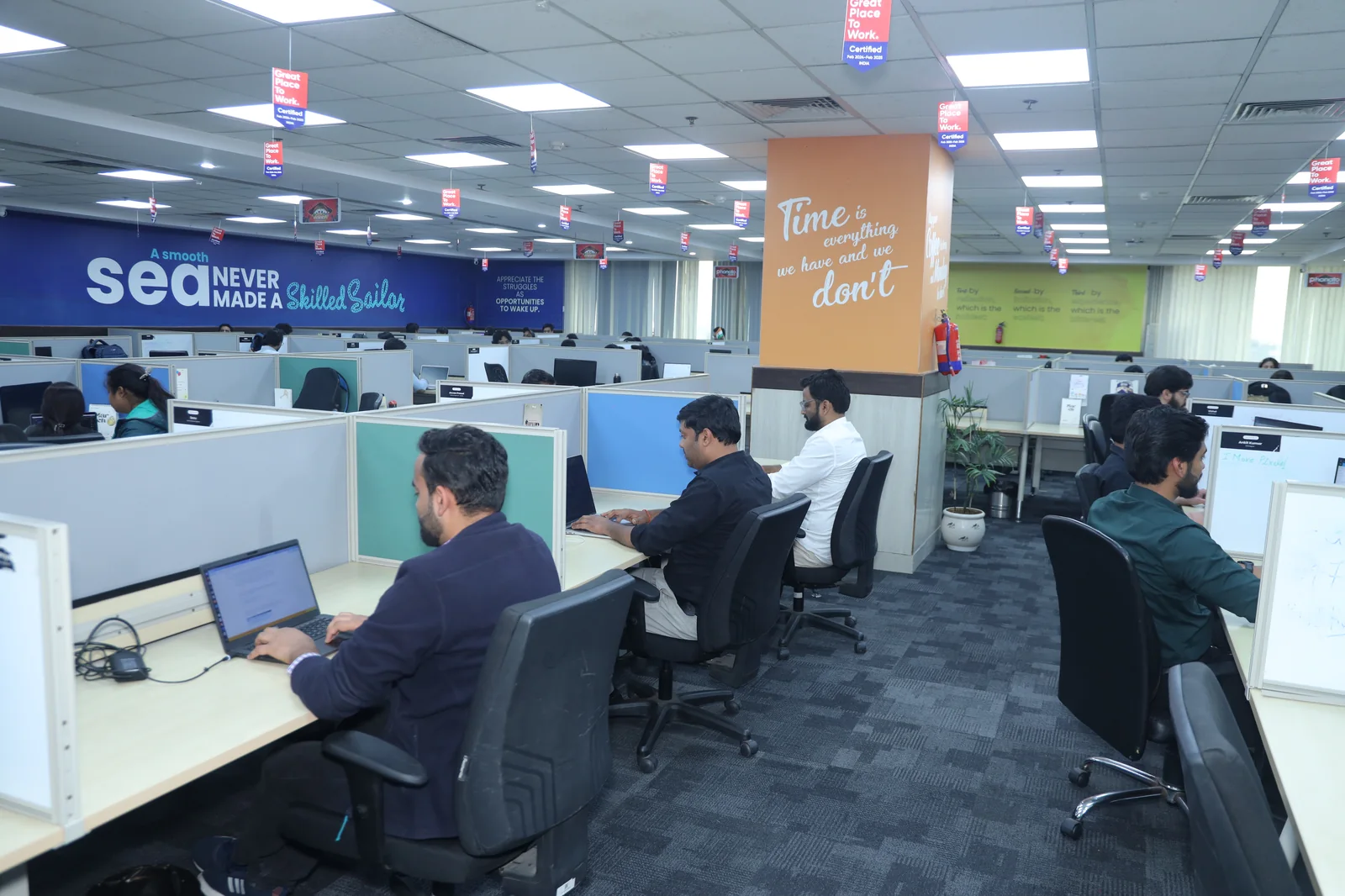 The Resourcifi office floor with the team at work