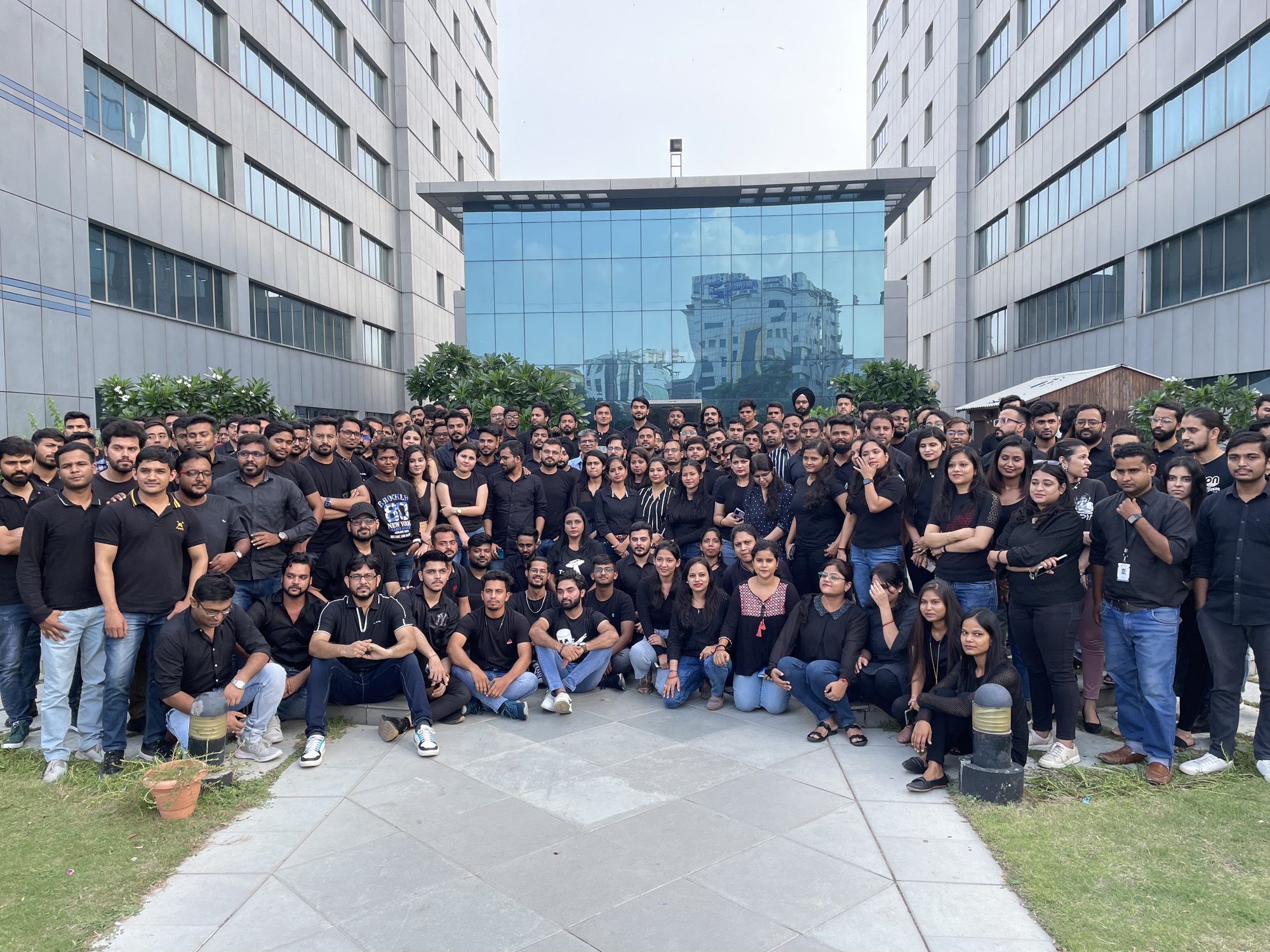 The Resourcifi team gathered outside the office
