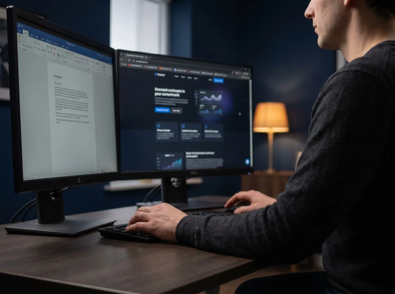 A content analyst reviewing a buying-guide draft and a category-page schema setup for retail