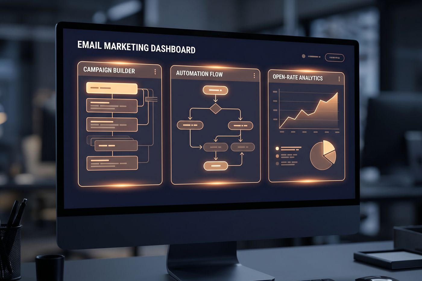 An embedded lifecycle marketer building an automated email nurture flow in a CRM
