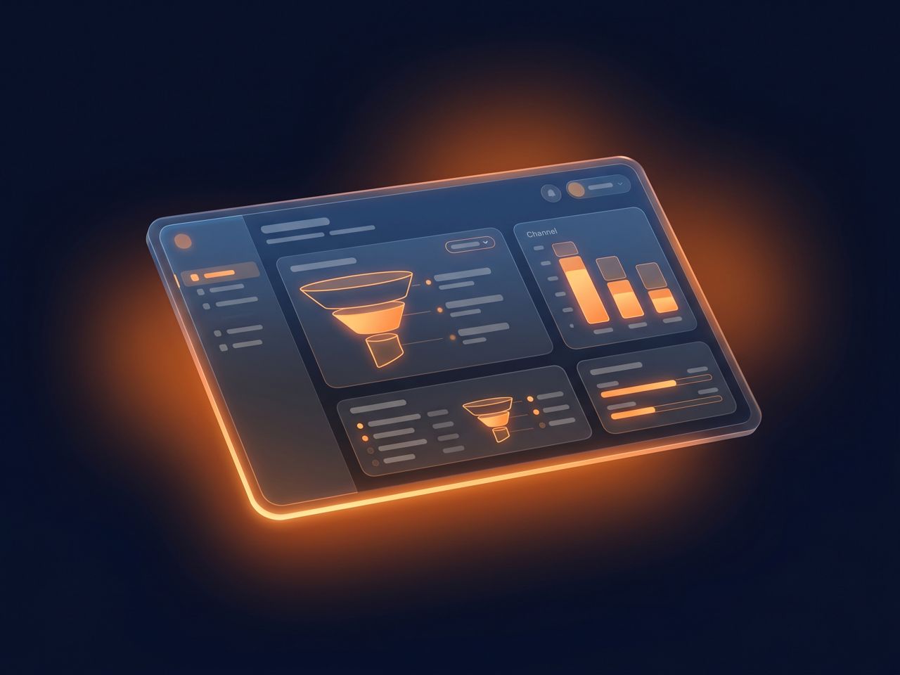 An analytics and CRO specialist available to hire, reviewing attribution data