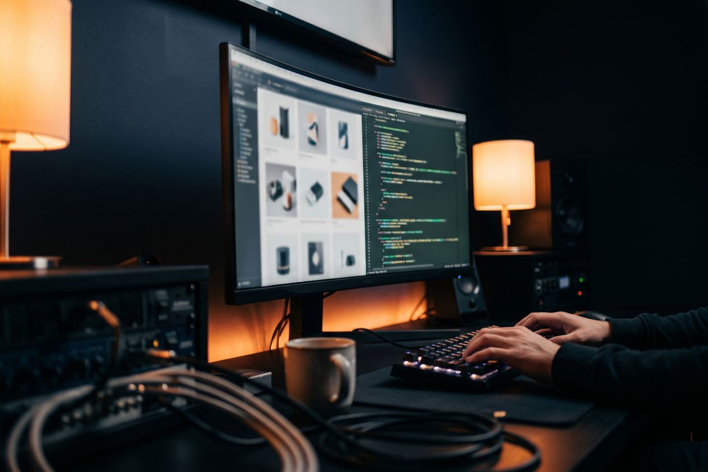 Developer building an ecommerce storefront