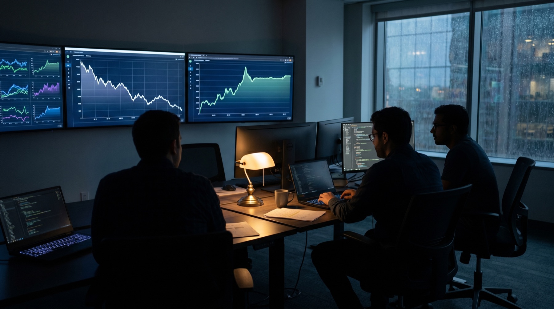 Enterprise AI development services: an enterprise team reviewing why an AI pilot stalled before reaching the system of record