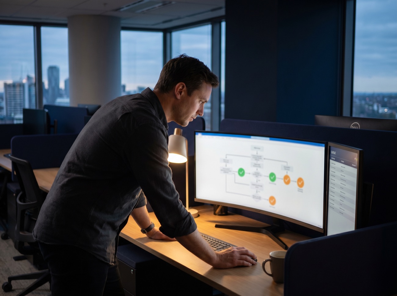 Internal AI agent automating an operations workflow