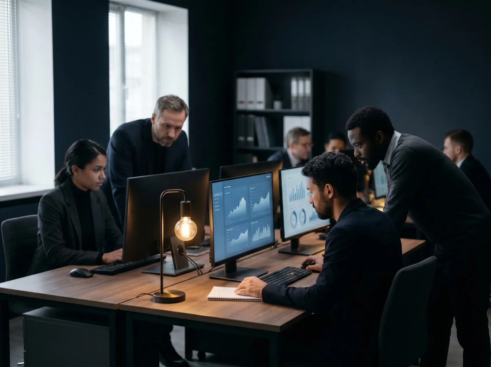 A dedicated back office support team running finance, customer support and order operations inside a company's tools