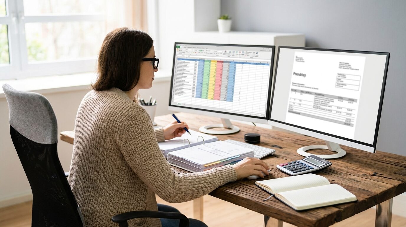 An accounts payable and receivable specialist available to hire