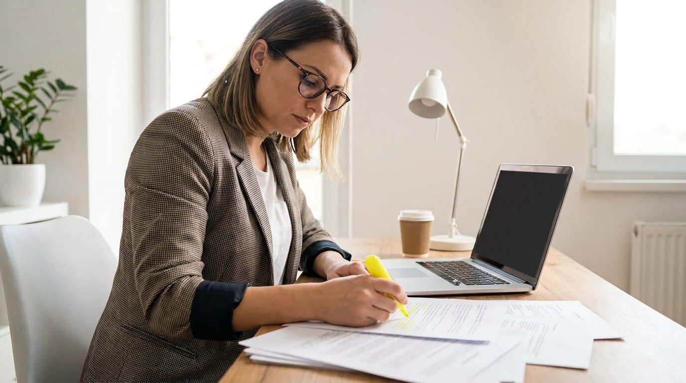 A contract review specialist available to hire