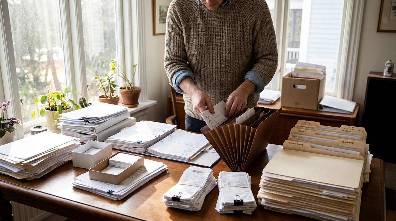 A bookkeeper rebuilding neglected books and reconciling prior periods
