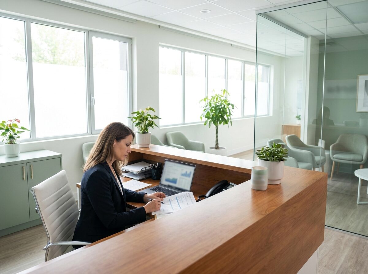 Bookkeeping for a healthcare practice with insurance reimbursements