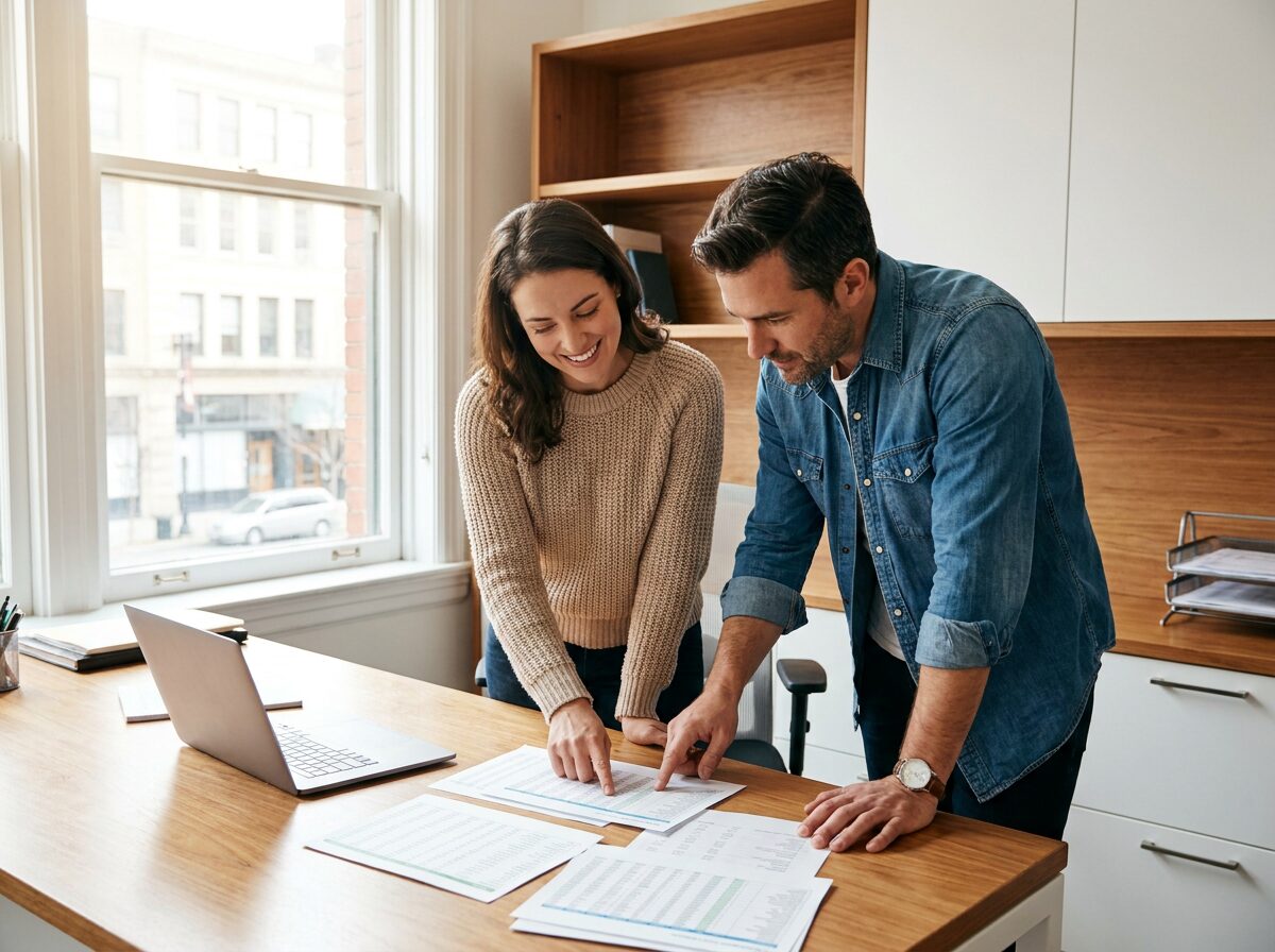 A dedicated bookkeeper reconciling accounts and preparing a month-end close package
