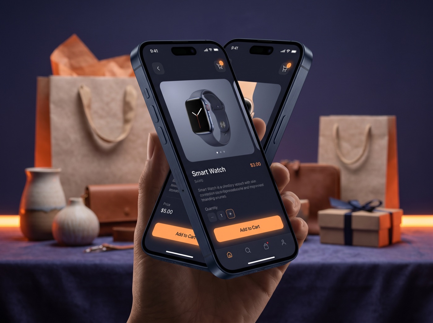 E-commerce and retail mobile app