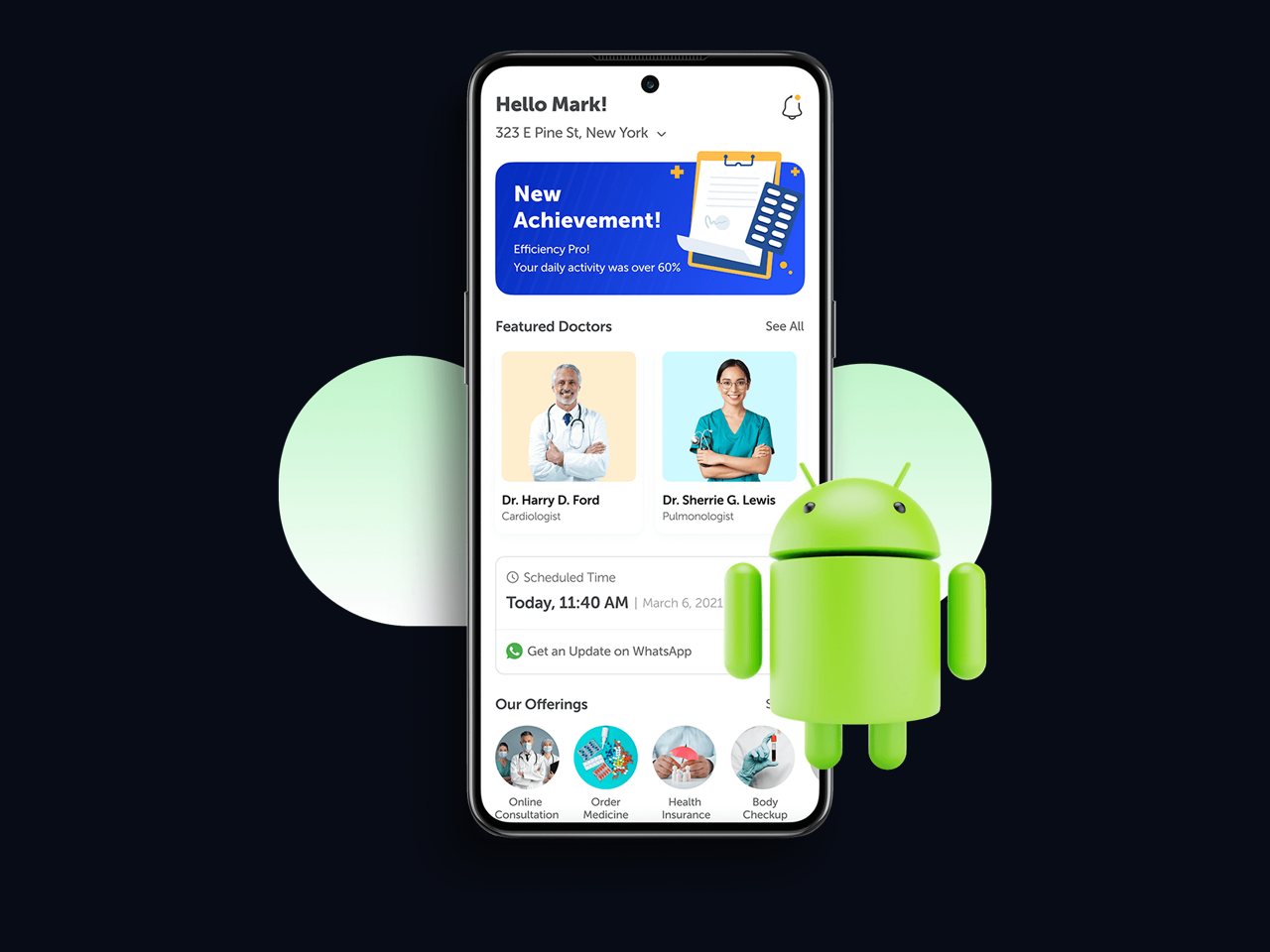 An Android developer available to hire
