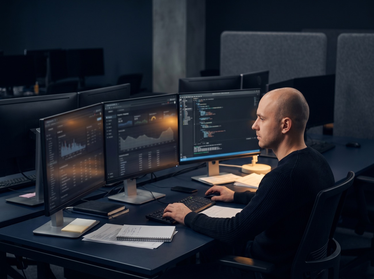 A QA engineer building CI gates, dashboards, and runbooks for an enterprise platform