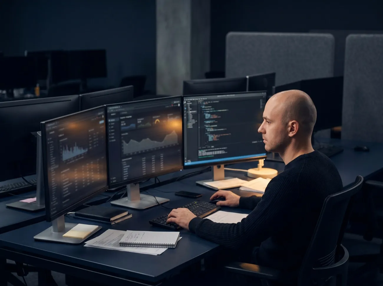 A QA engineer building CI gates, dashboards, and runbooks for an enterprise platform