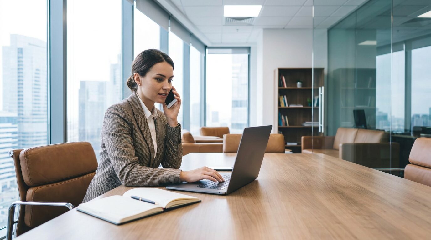 An executive assistant managing a leader's calendar, travel and priorities