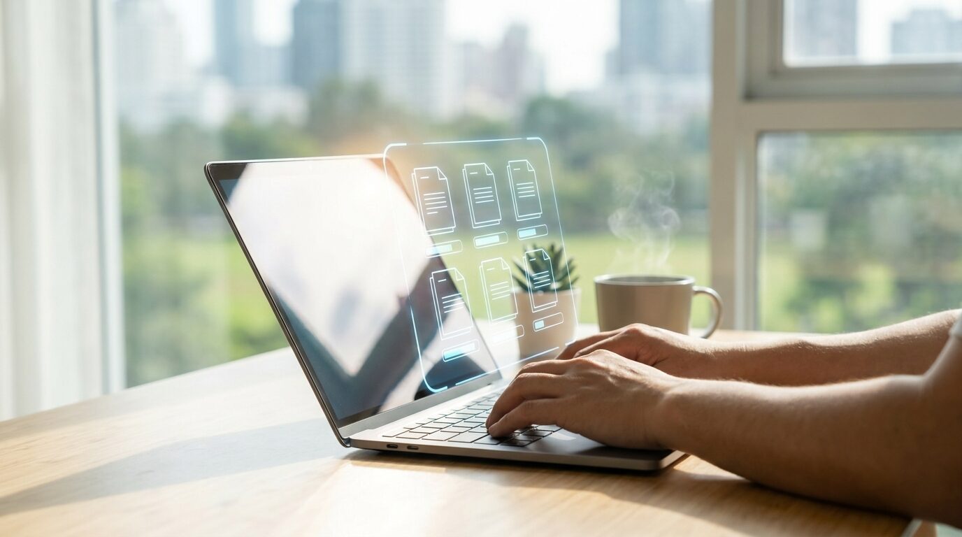 A real estate virtual assistant coordinating listings and transaction paperwork