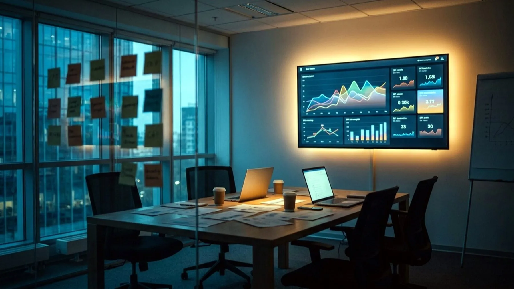 SaaS development company Resourcifi: a product team reviewing a multi-tenant SaaS platform and analytics dashboard
