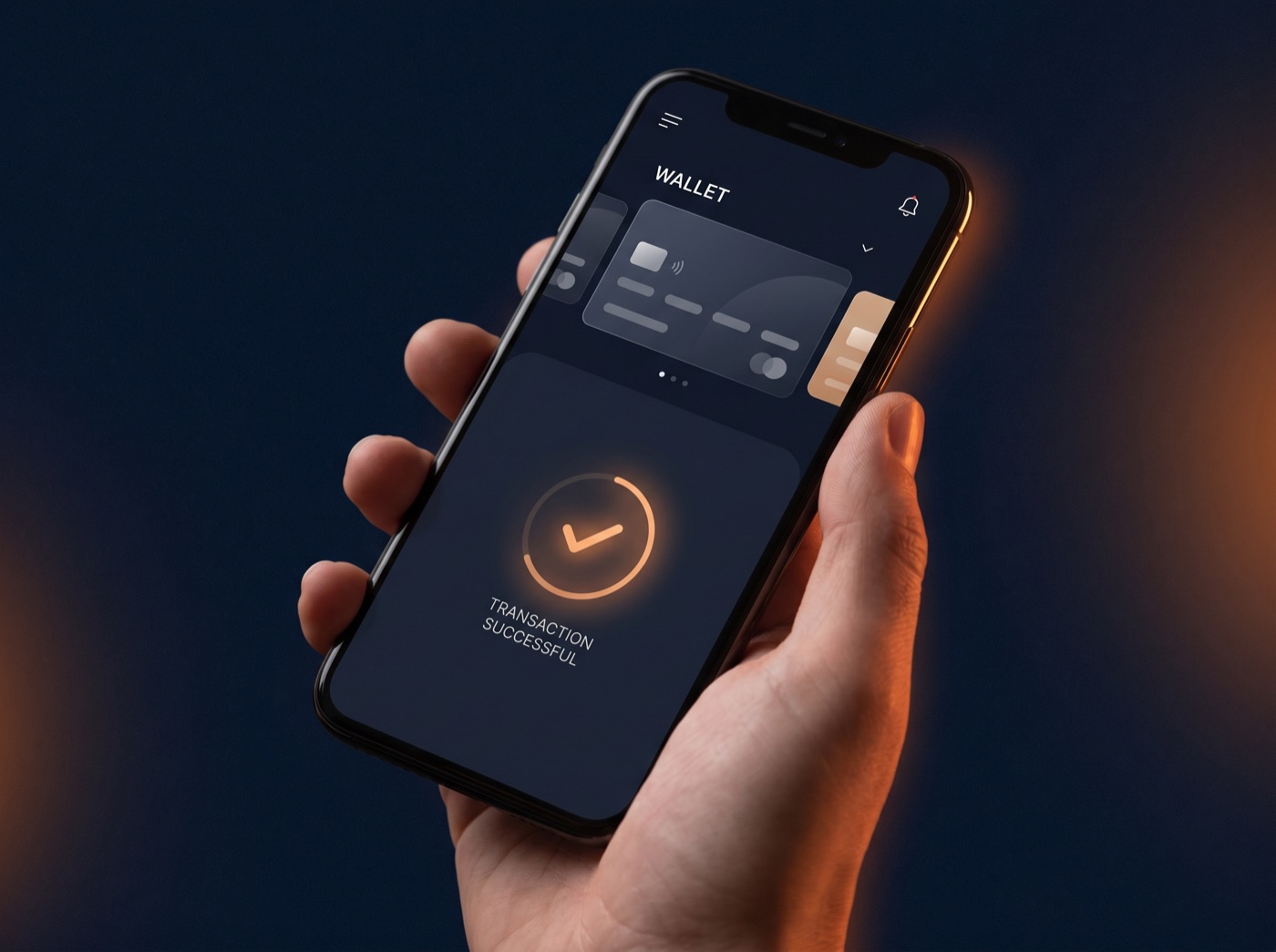 Fintech and banking mobile app with digital wallet
