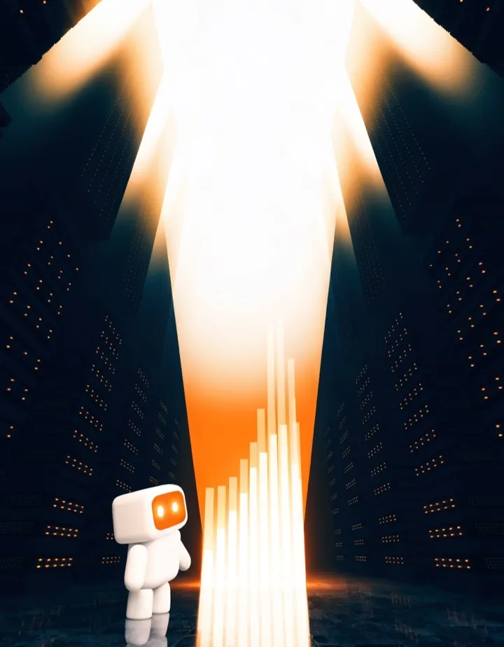 Resourcifi robot mascot illustration