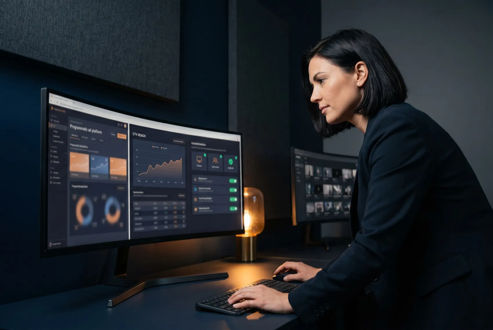 A programmatic specialist managing DV360 and The Trade Desk deals with brand-safety verification
