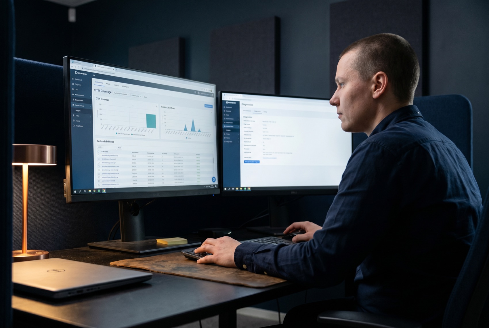 A feed specialist optimizing a Google Shopping feed with GTIN coverage and custom labels in Channable