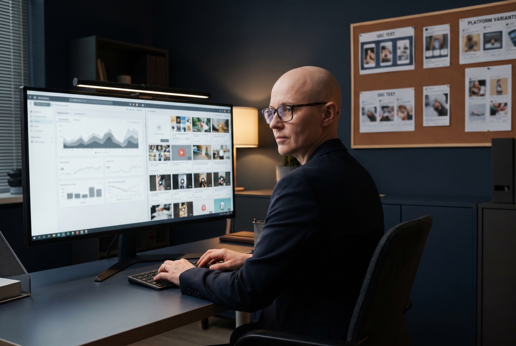 A senior paid-social specialist managing Meta and TikTok campaigns with creative variants