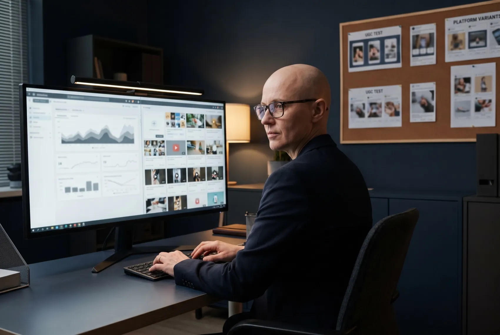 A senior paid-social specialist managing Meta and TikTok campaigns with creative variants