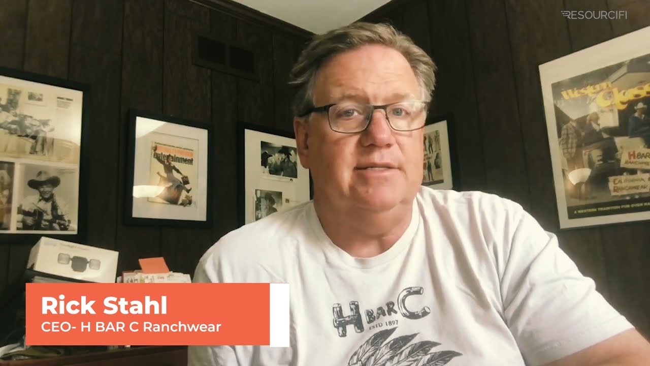 Rick Stahl, CEO of H BAR C Ranchwear, client testimonial