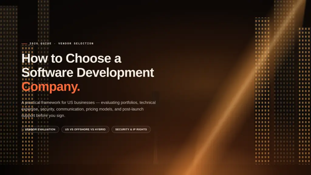 choose a software development company